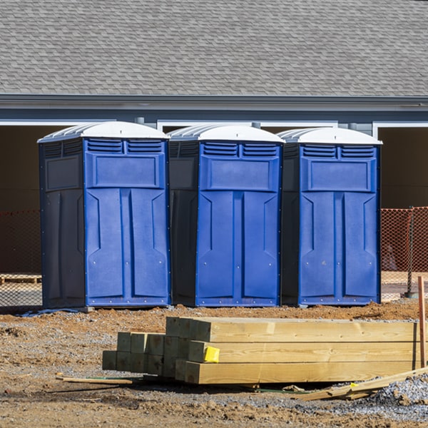 how do you dispose of waste after the portable restrooms have been emptied in Bellefonte